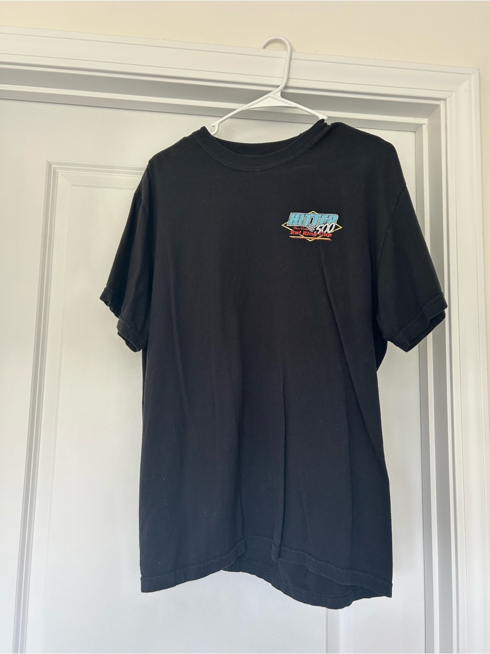 Theo Von Black Graphic Logo Crewneck T-Shirt